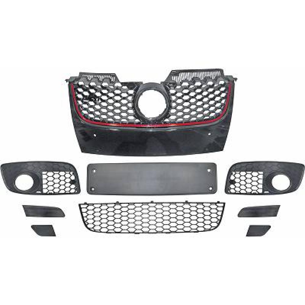 Grille de radiateur — Volkswagen Golf V (2003-2008)